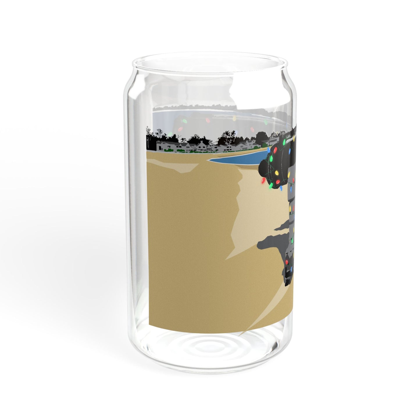 Compo Cannon Lights Sipper Glass, 16oz