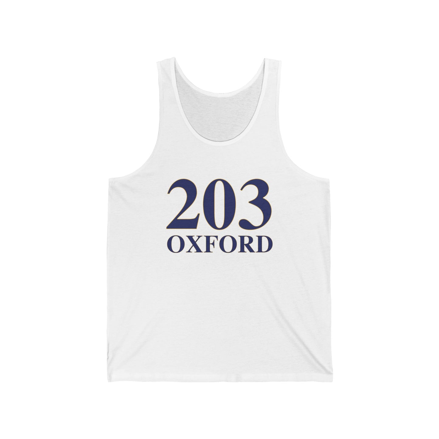 203 Oxford Unisex Jersey Tank Top