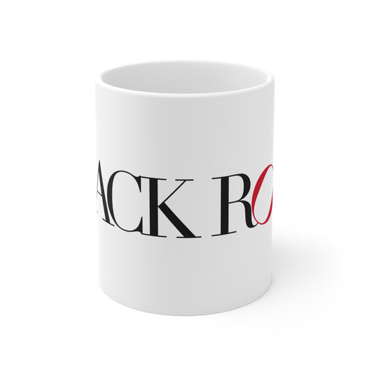 41 Tilt Black Rock Mug 11oz