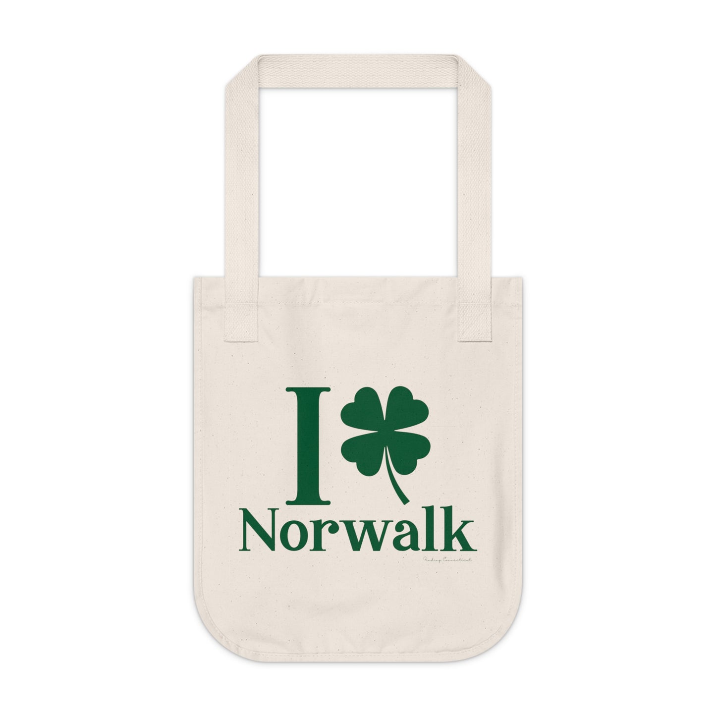 I Clover Norwalk Organic Canvas Tote Bag