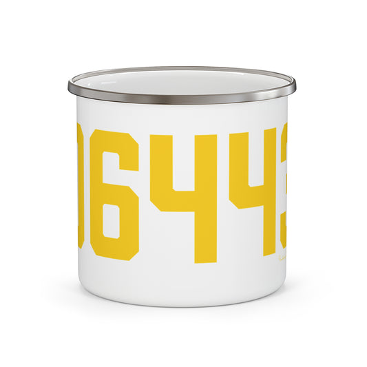 06443 Madison Connecticut Zip Code Place Enamel Camping Mug