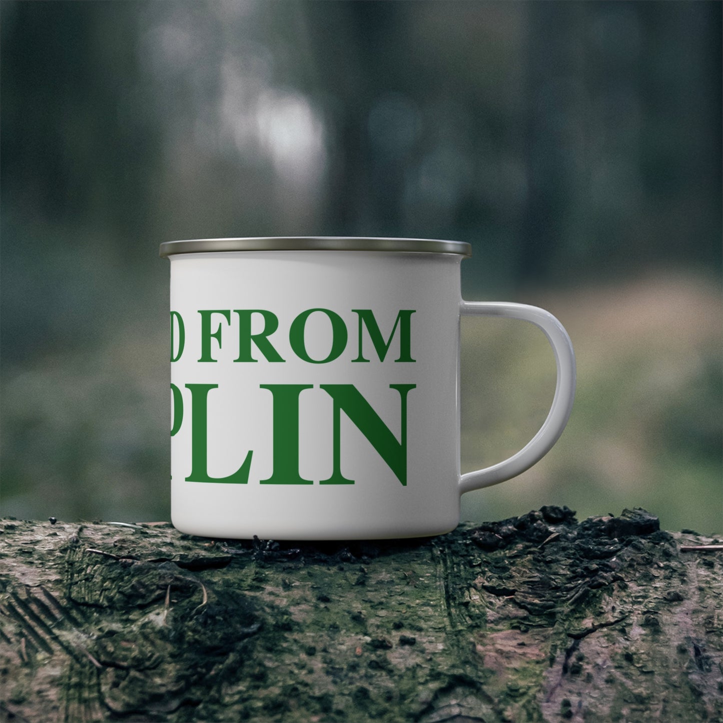 Just a kid from Chaplin Enamel Camping Mug