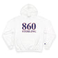 860 Sterling Red White & Blue Champion Hoodie