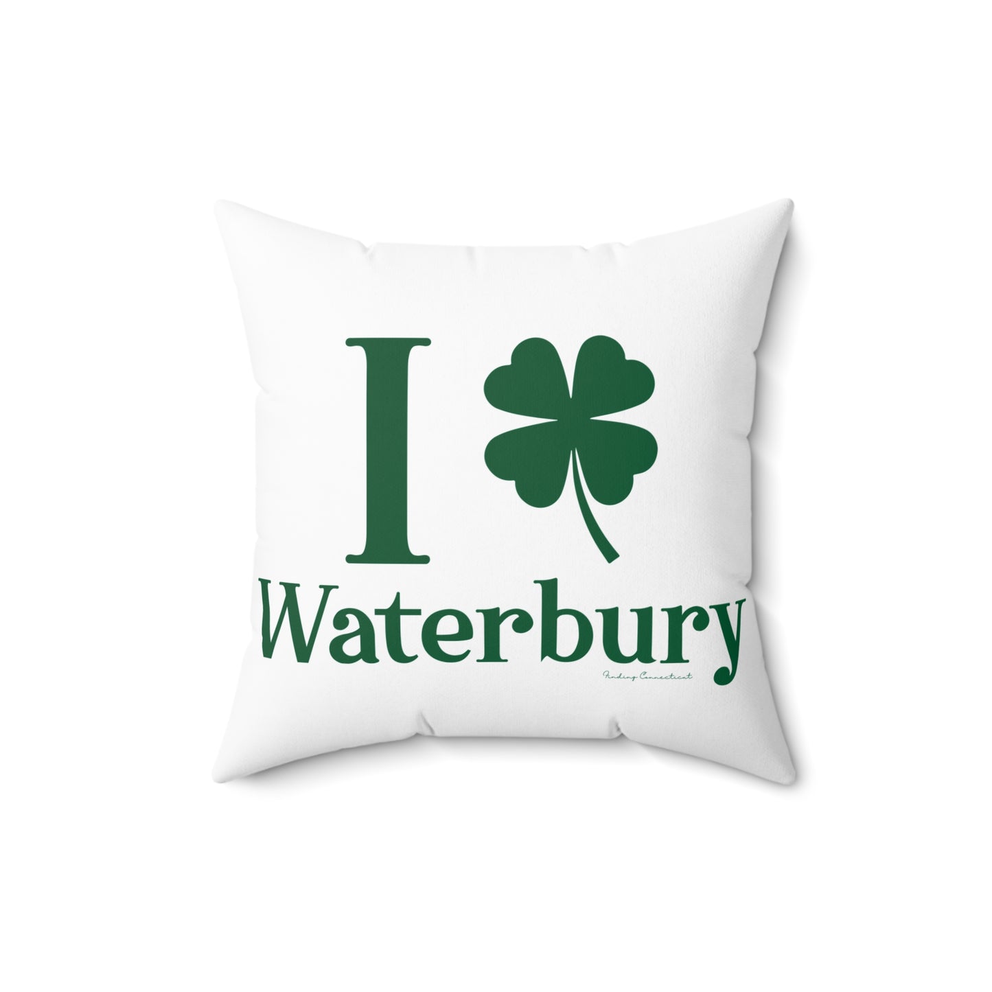 I Clover Waterbury Spun Polyester Square Pillow