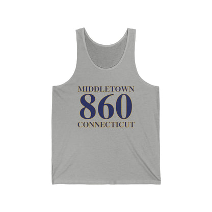 Middletown 860 Connecticut Unisex Jersey Tank