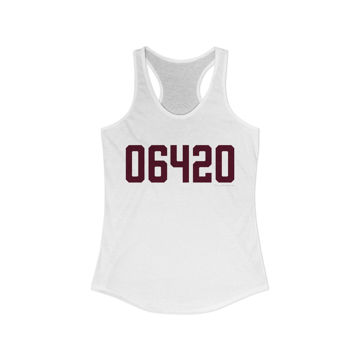 06420 Salem Connecticut Zip Code Women's Ideal Racerback Tank Top