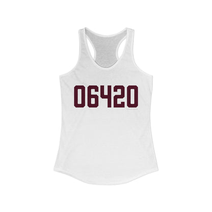 06420 Salem Connecticut Zip Code Women's Ideal Racerback Tank Top