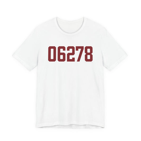 06278 Ashford Connecticut Zip Code Unisex Jersey Short Sleeve T-Shirt