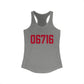 06716 Wolcott Connecticut Zip Code Women's Ideal Racerback Tank Top