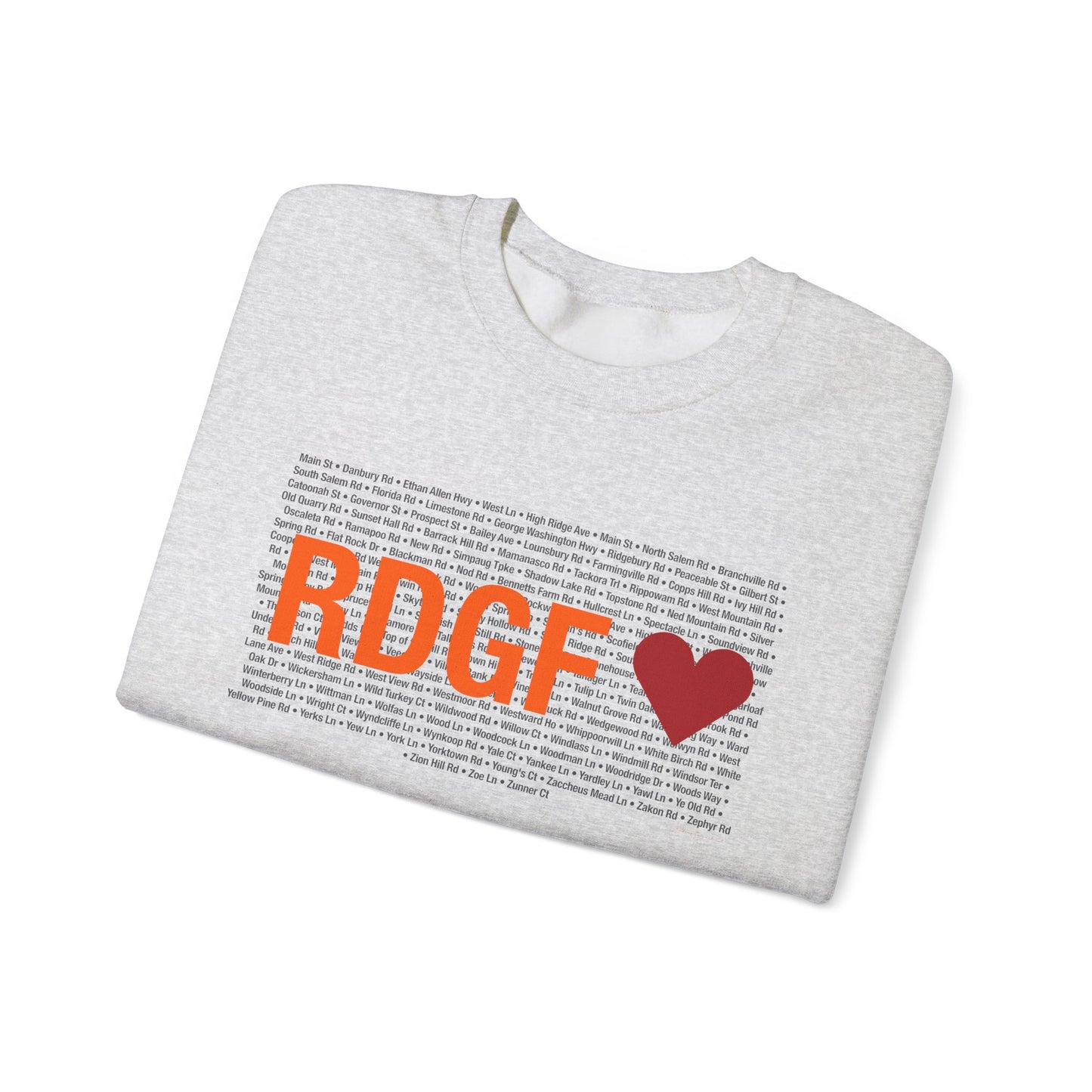 Ridgefield Love Unisex Heavy Blend™ Crewneck Sweatshirt