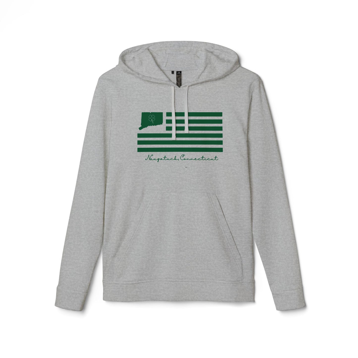 Naugatuck Connecticut St Patrick’s Day Flag adidas Unisex Fleece Hoodie