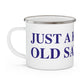 Just a kid from Old Saybrook Enamel Camping Mug