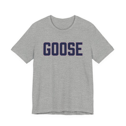 Goose Zip Code Blue & Purple Unisex Jersey Short Sleeve T-Shirt