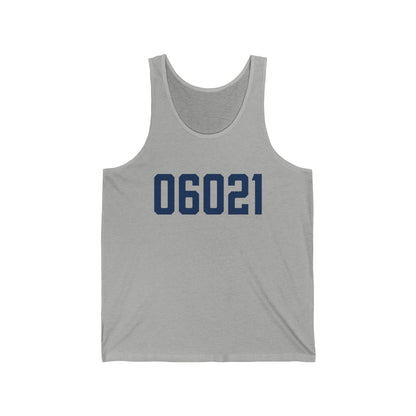 06021 Colebrook Connecticut Zip Code Unisex Jersey Tank Top