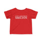 Just a kid from Shelton Infant Fine Jersey T-Shirt