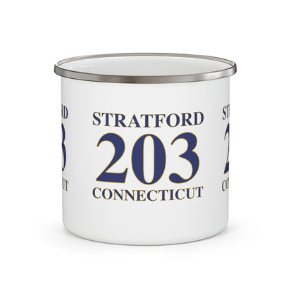 Stratford 203 Connecticut  Enamel Camping Mug