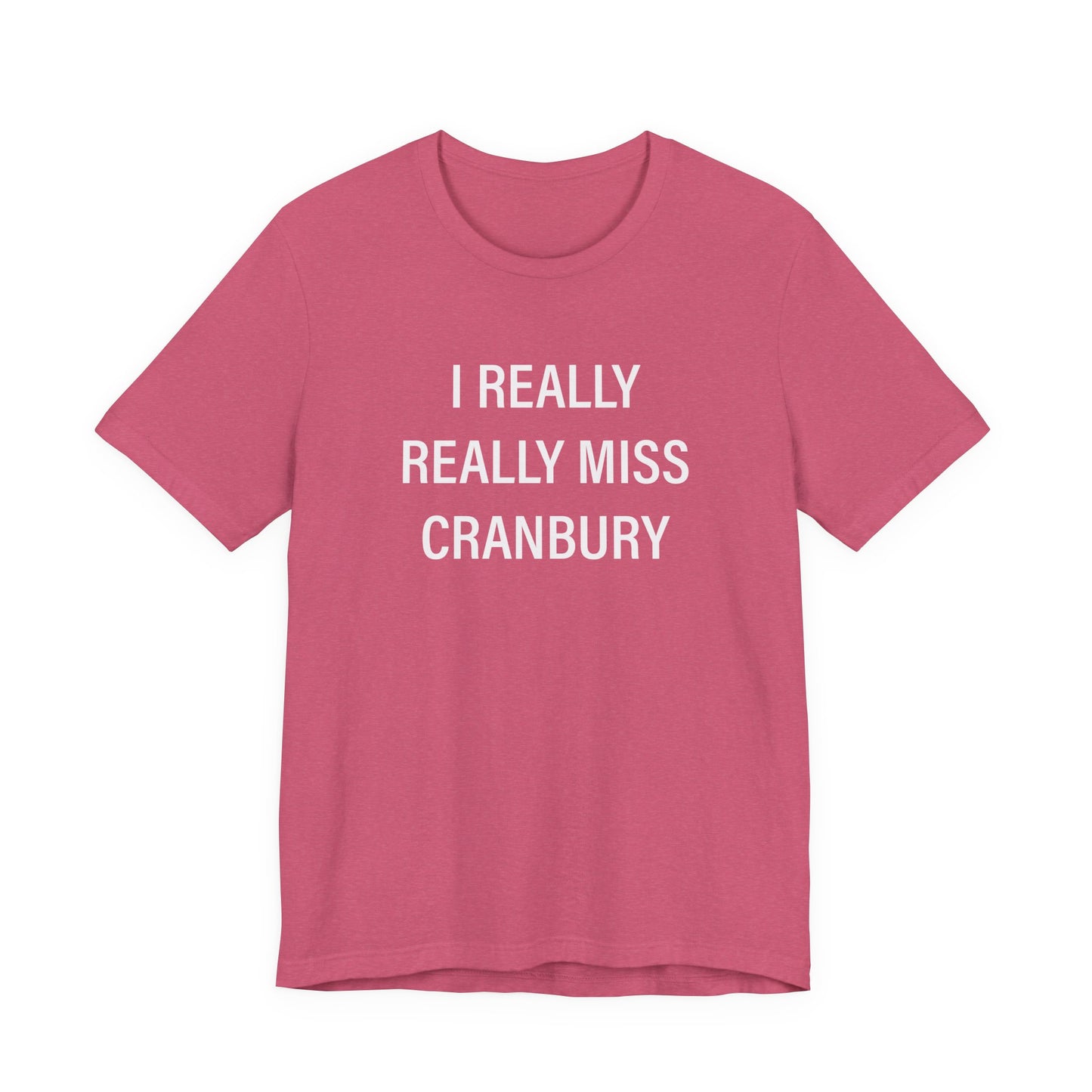 I Really Really Miss Cranbury Unisex Jersey Short Sleeve T-Shirt