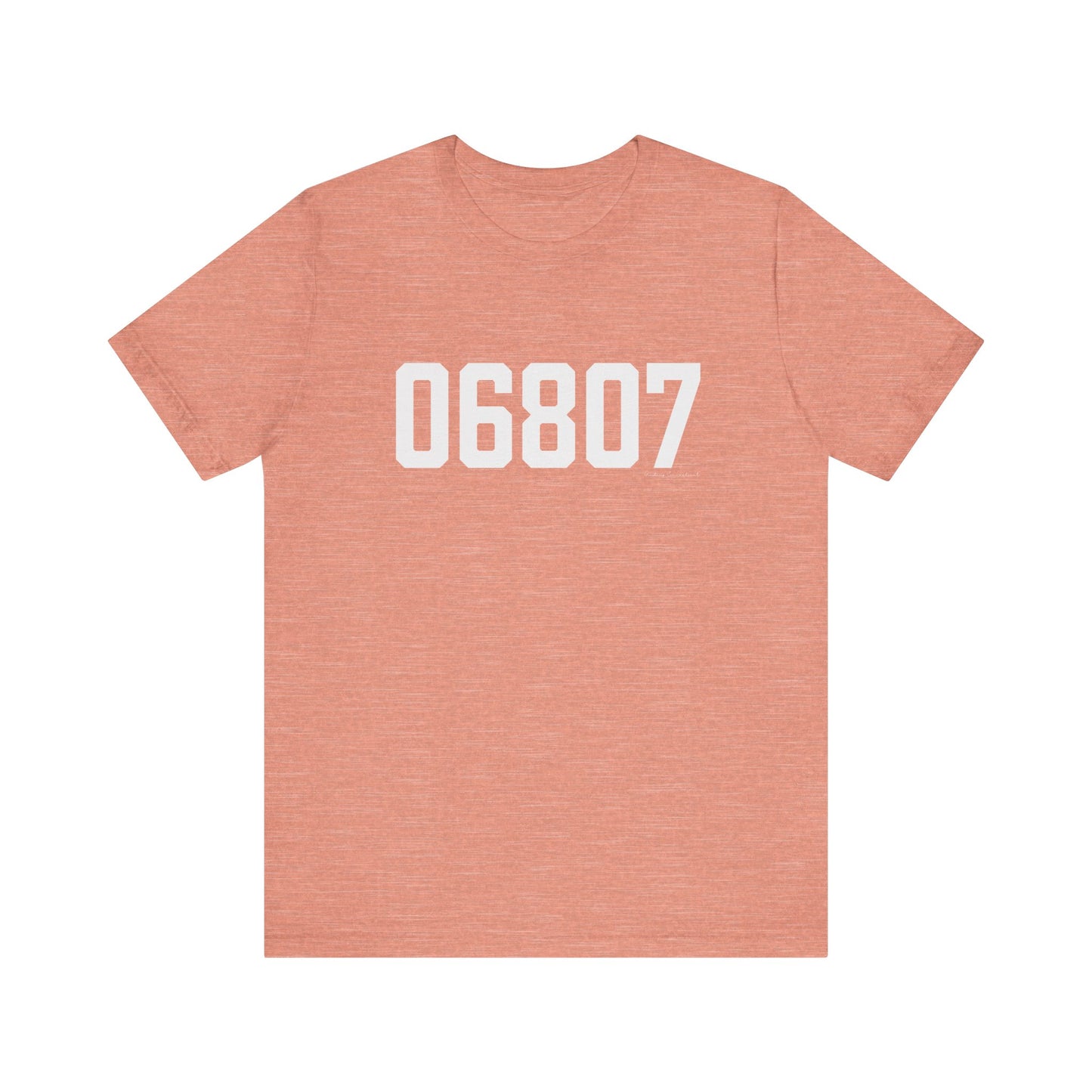 06807 - Greenwich CT Zip Code Unisex Jersey Short Sleeve T-Shirt