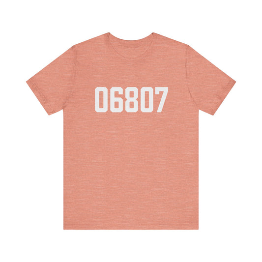 06807 - Greenwich CT Zip Code Unisex Jersey Short Sleeve T-Shirt