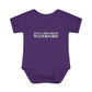 Just a kid from Waterford Infant Baby Rib Bodysuit