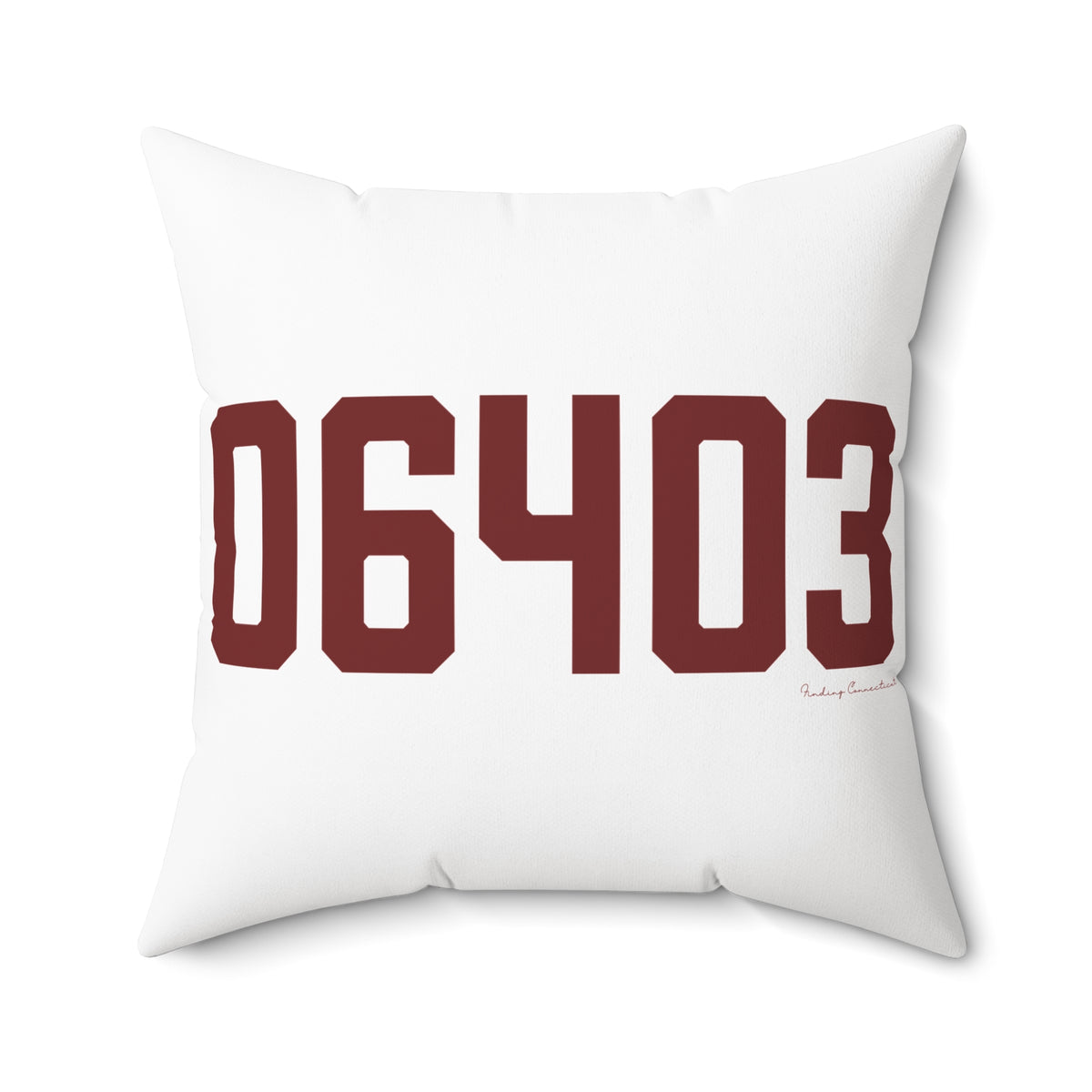 06403 Beacon Falls Connecticut Zip Code Polyester Square Pillow