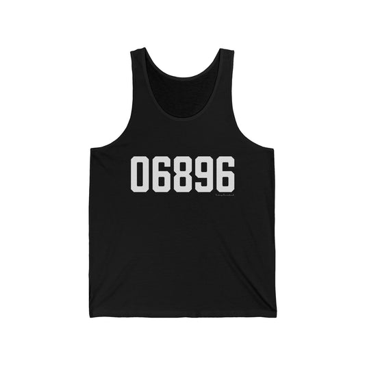 06896 Redding CT Zip Code Unisex Jersey Tank Top