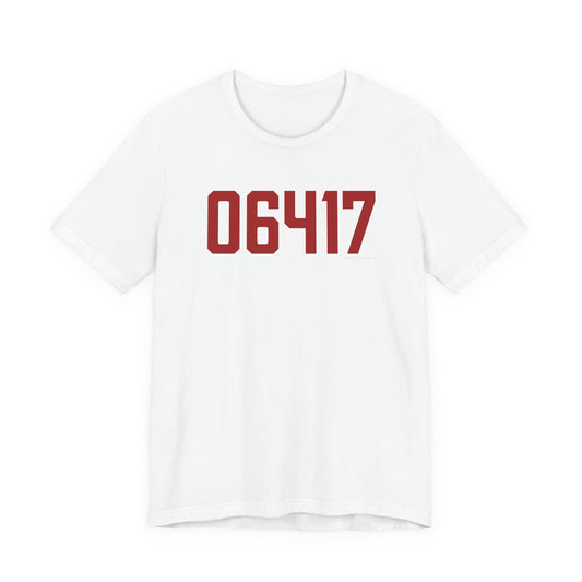 06417 Deep River Connecticut Zip Code Unisex Jersey Short Sleeve T-Shirt