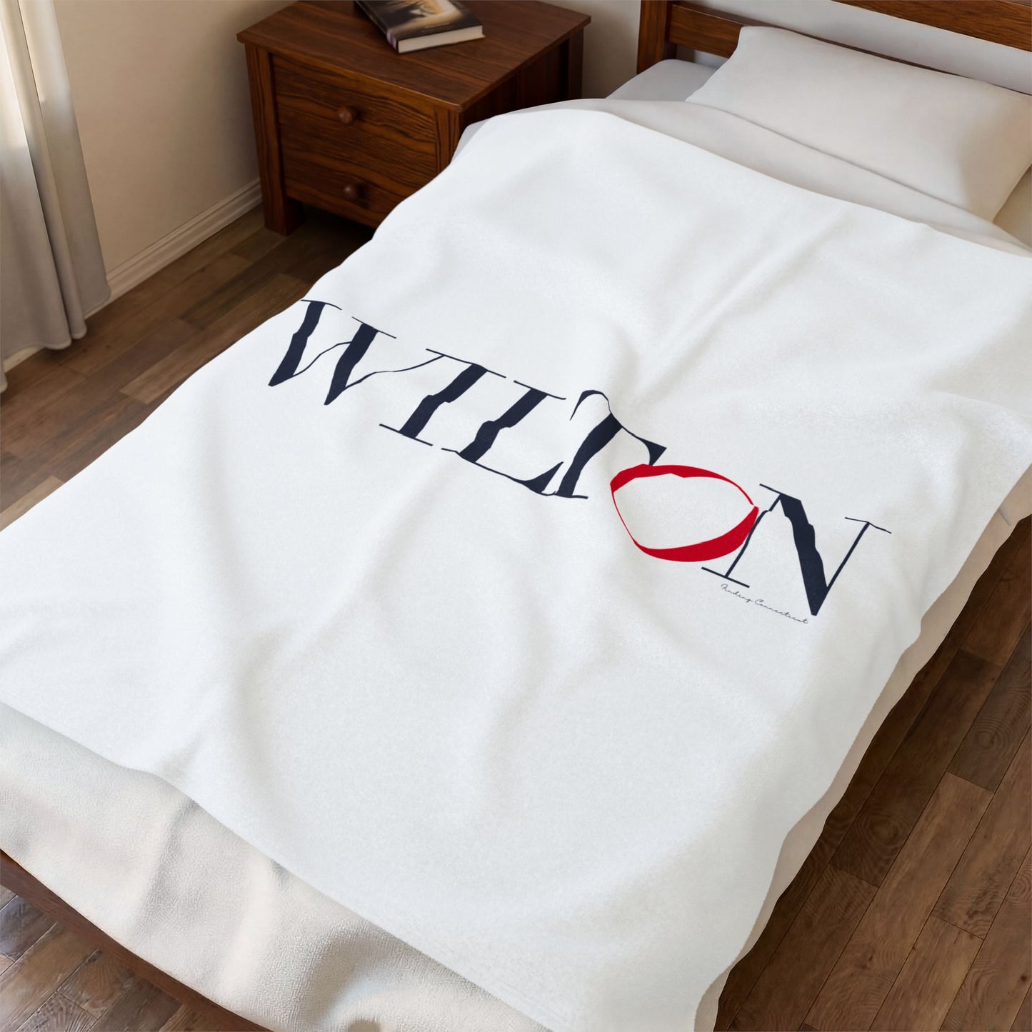 41 Tilt Wilton  Velveteen Plush Blanket