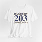 203 Danbury Connecticut Unisex Jersey Short Sleeve T-Shirt