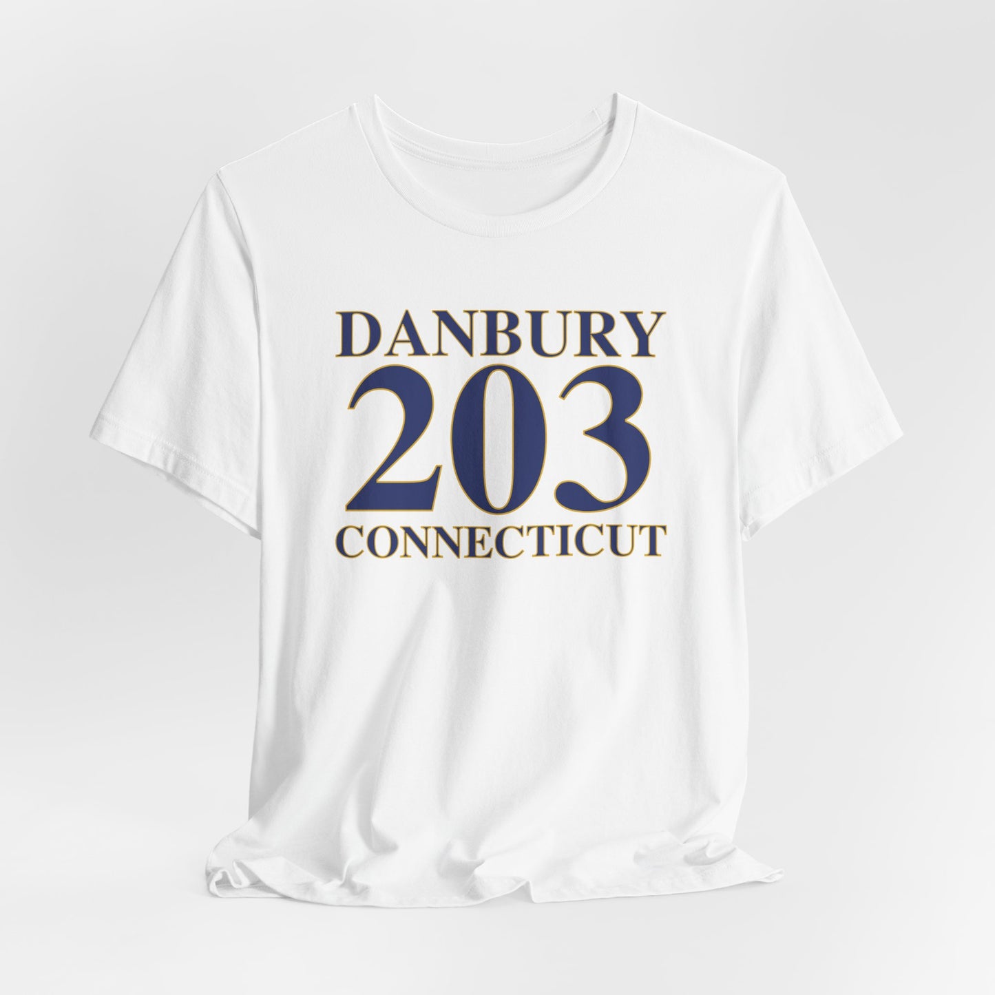 203 Danbury Connecticut Unisex Jersey Short Sleeve T-Shirt