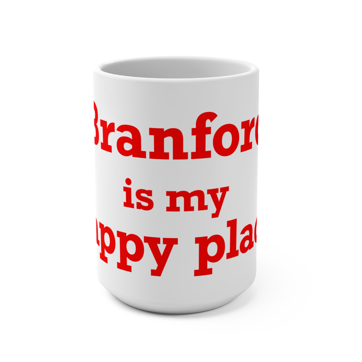 Branford is My Happy Place Zip Code Mug 15oz