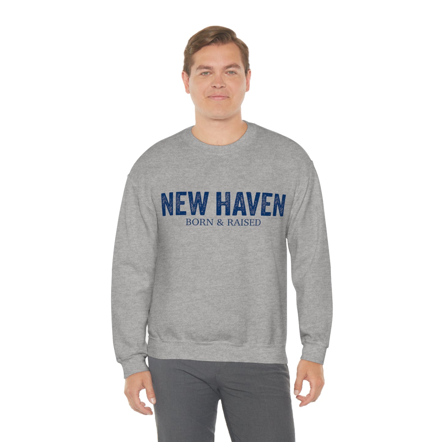 New Haven Born & Raised Unisex Heavy Blend™ Crewneck Sweatshirt