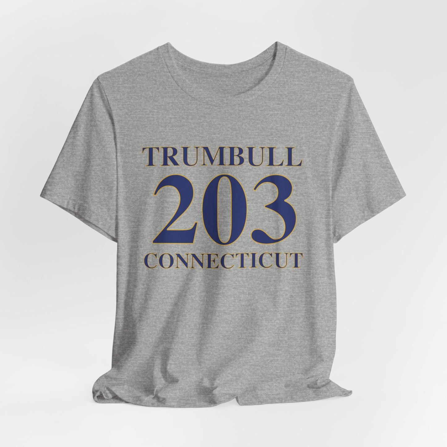 Trumbull 203 Connecticut Unisex Jersey Short Sleeve Tee