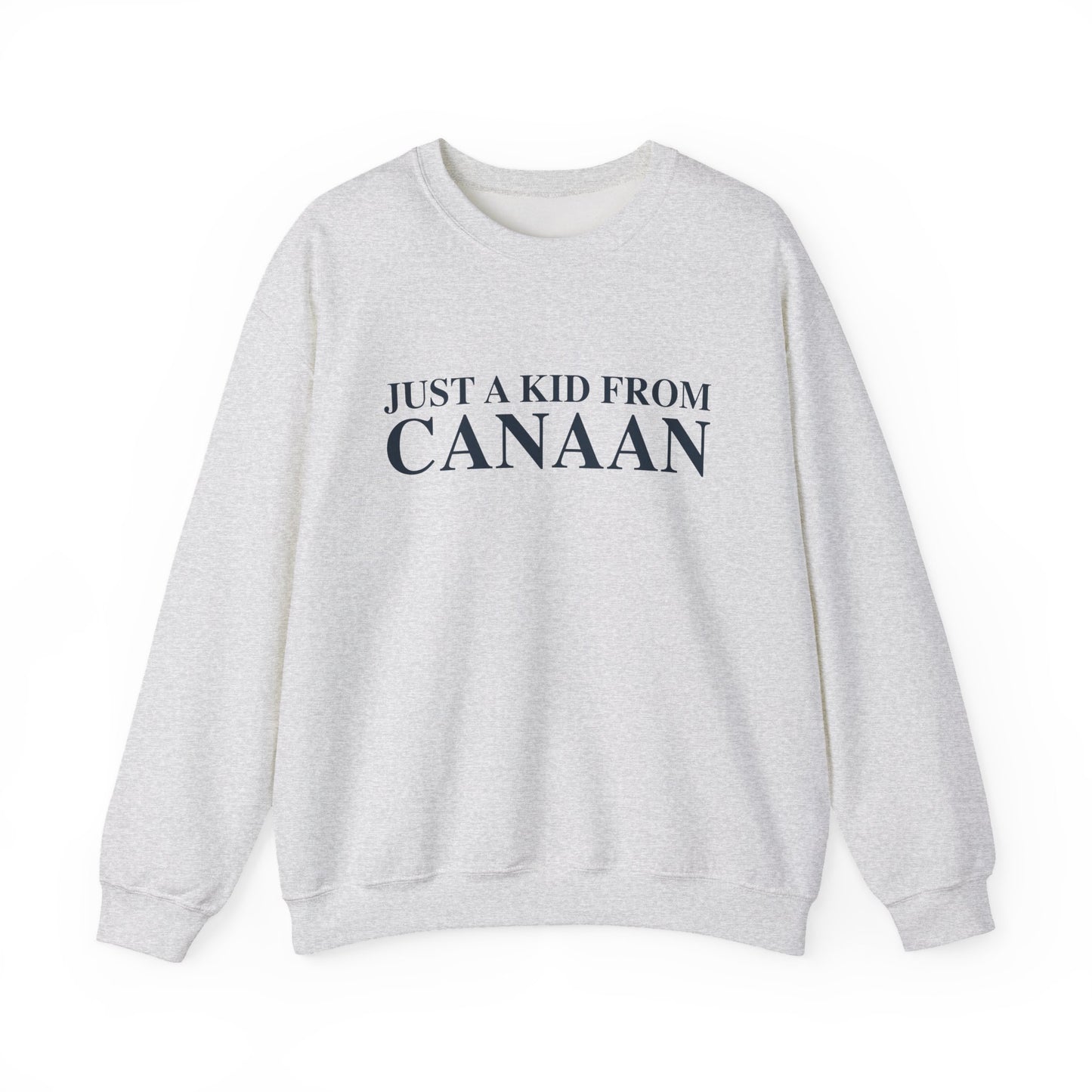 Just a kid from Canaan Unisex Heavy Blend™ Crewneck Sweatshirt