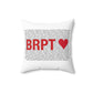 Bridgeport Love Spun Polyester Square Pillow