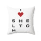 Shelton Vision Spun Polyester Square Pillow