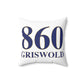 860 Griswold Spun Polyester Square Pillow