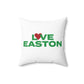Love Easton Spun Polyester Square Pillow