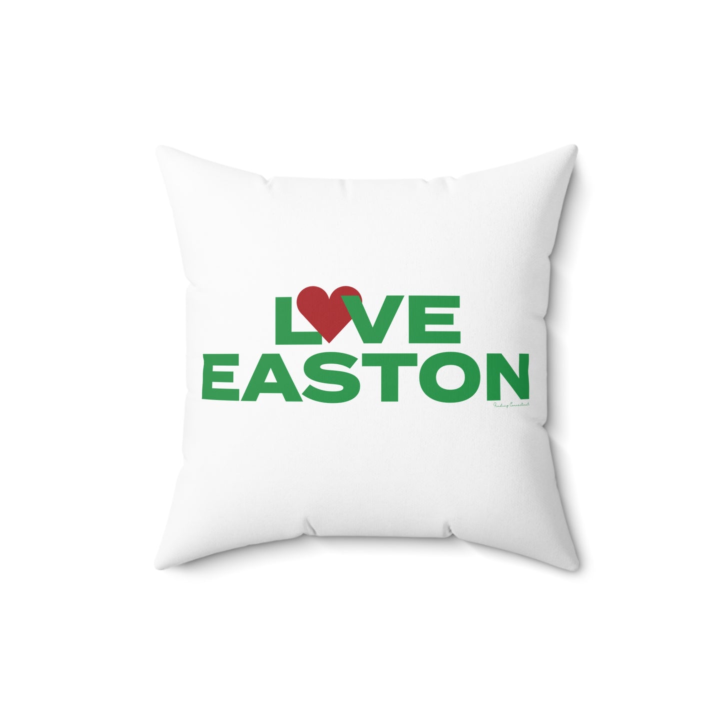 Love Easton Spun Polyester Square Pillow