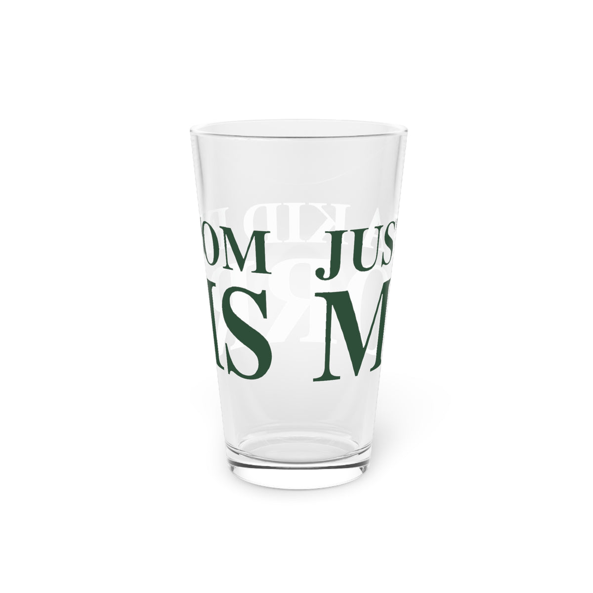 Just a kid from Morris Pint Glass, 16oz