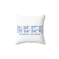 Brookfield Coordinates Spun Polyester Square Pillow