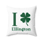I Clover Ellington Spun Polyester Square Pillow