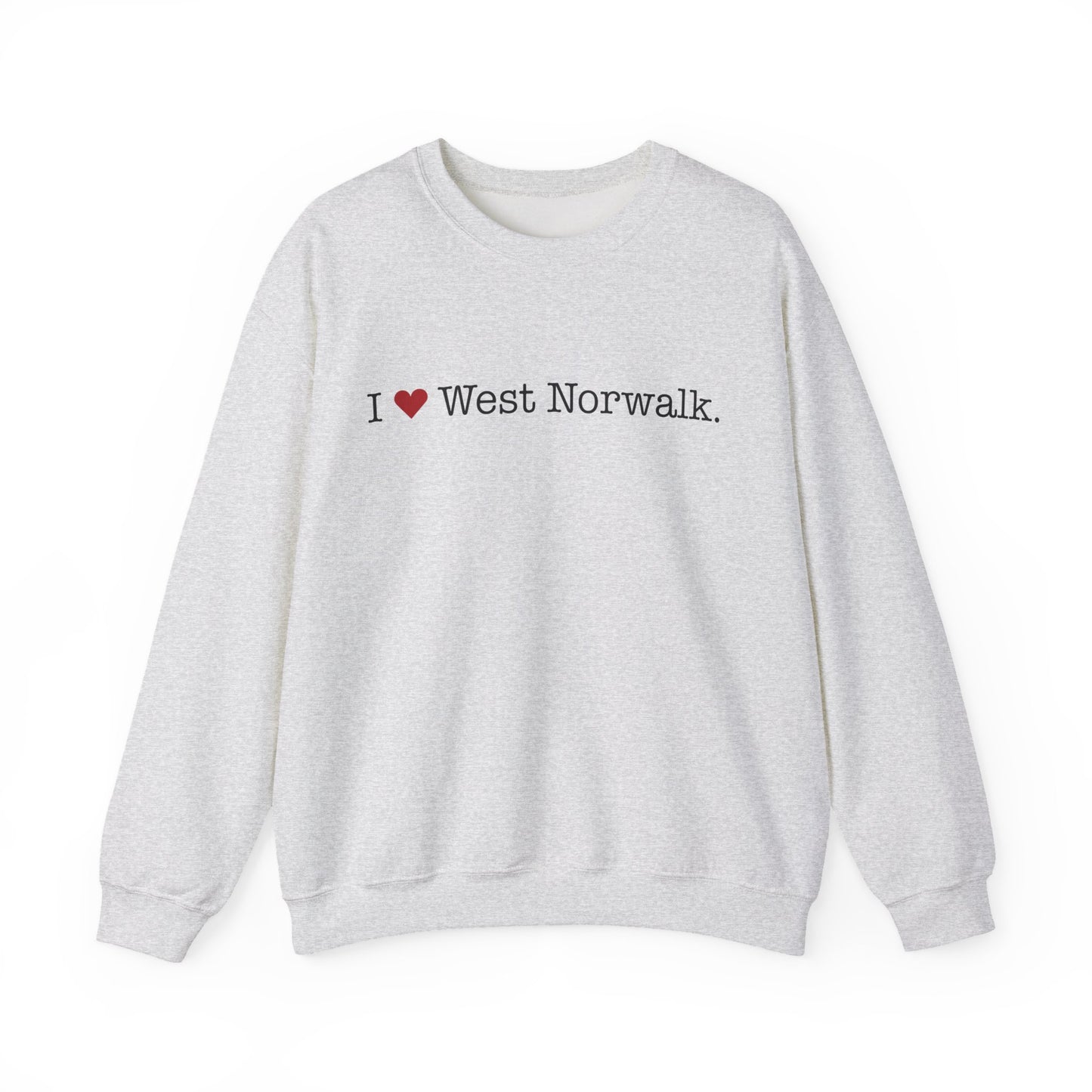 I Heart West Norwalk. Unisex Heavy Blend™ Crewneck Sweatshirt