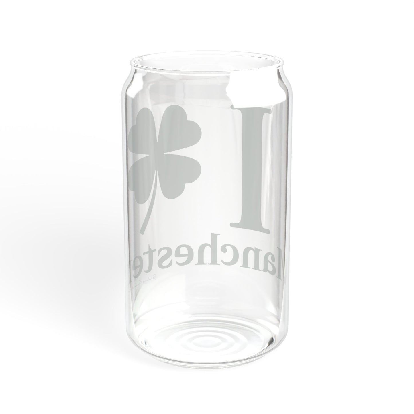 I Clover Manchester Sipper Glass, 16oz