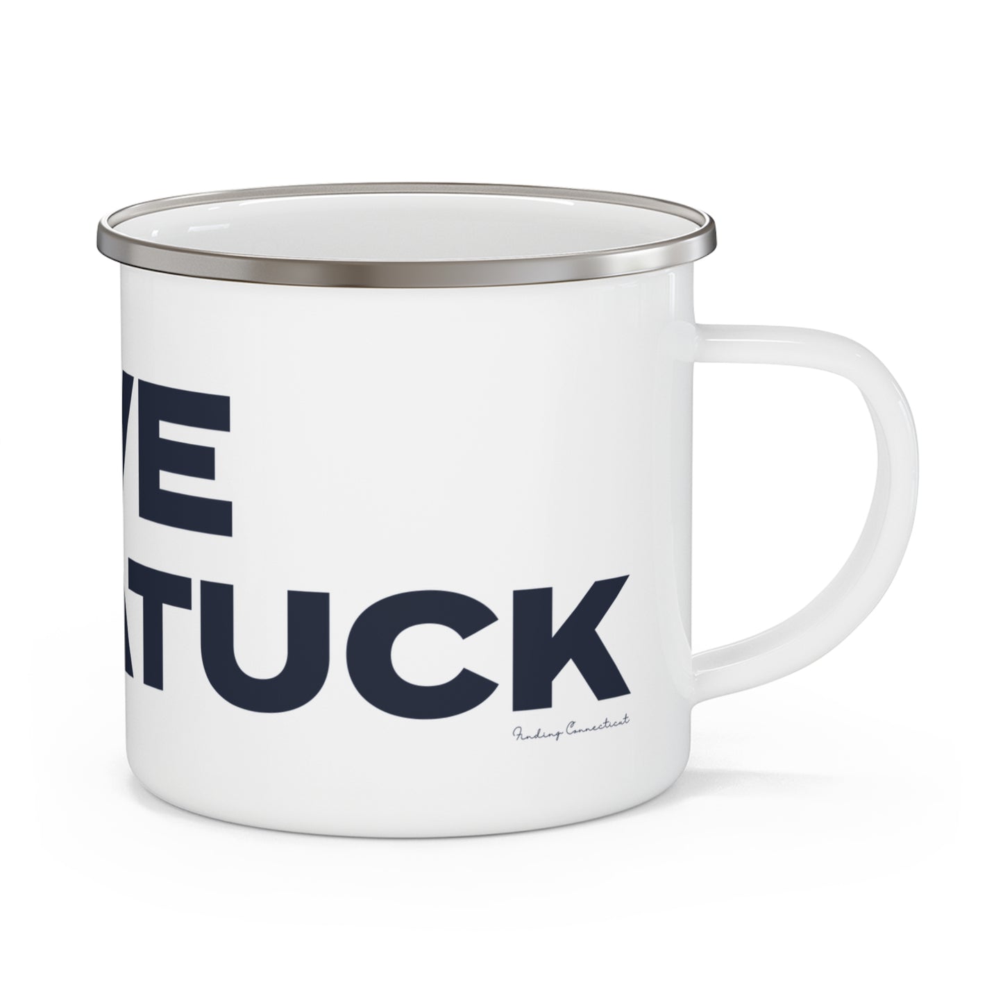 Love Saugatuck Enamel Camping Mug