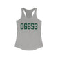 06853 Norwalk Connecticut Zip Code Women's Ideal Racerback Tank Top