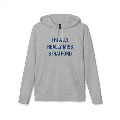 I Really Really Miss Stratford adidas® Unisex Fleece Hoodie