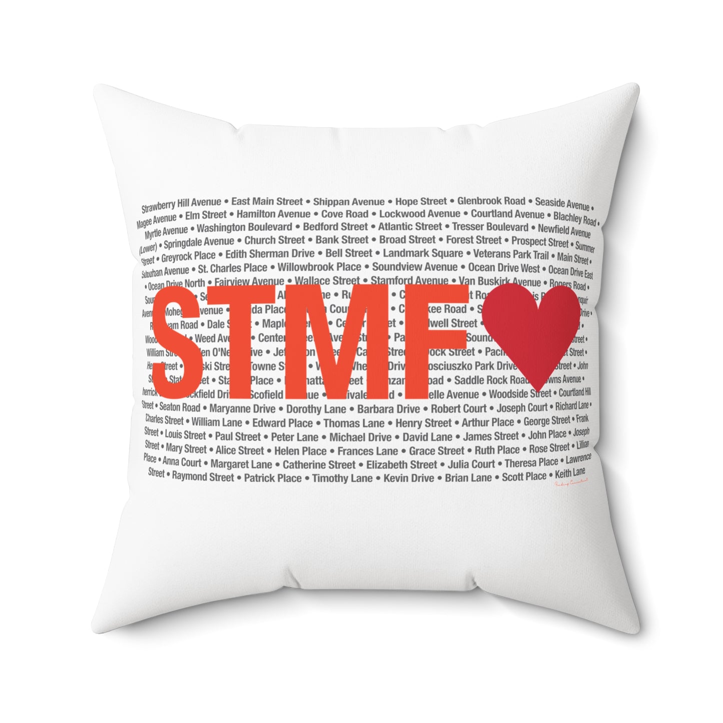 Stamford Love Spun Polyester Square Pillow