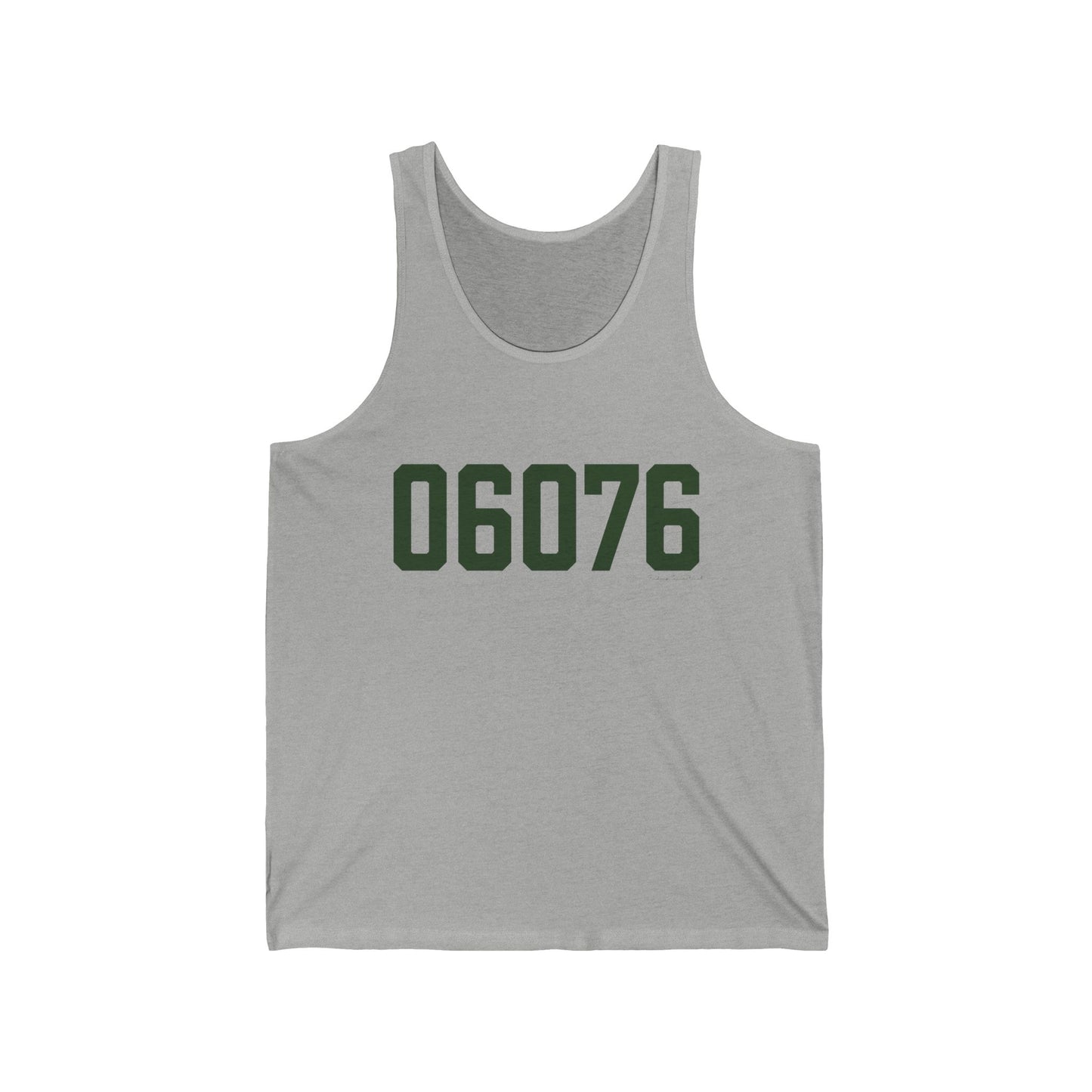 06076 Union Connecticut Zip Code Unisex Jersey Tank Top