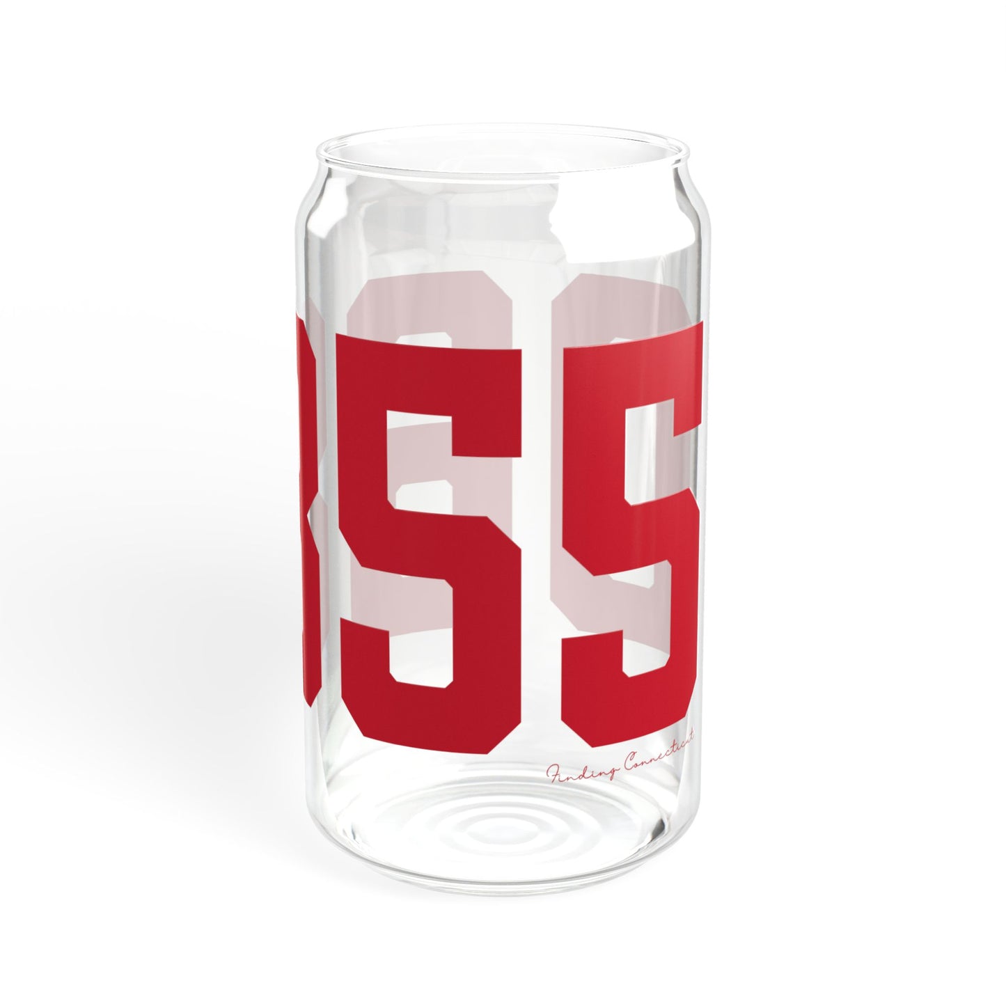 06855 Norwalk Connecticut Zip Code Sipper Glass, 16oz